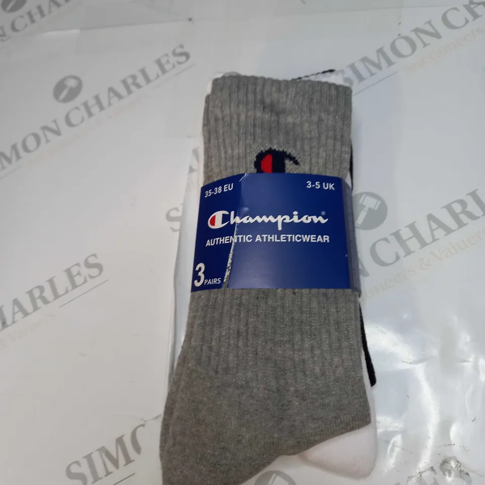 CHAMPION 3 PACK OF SOCKS 