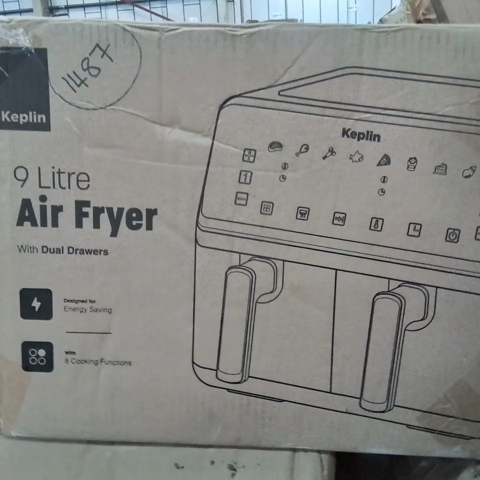 BOXED KEPLIN 9 LITRE AIR FRYER 