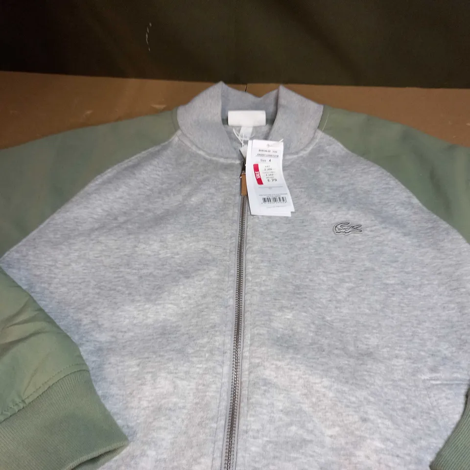 LACOSTE FULL ZIPPED JACKET SIZE M