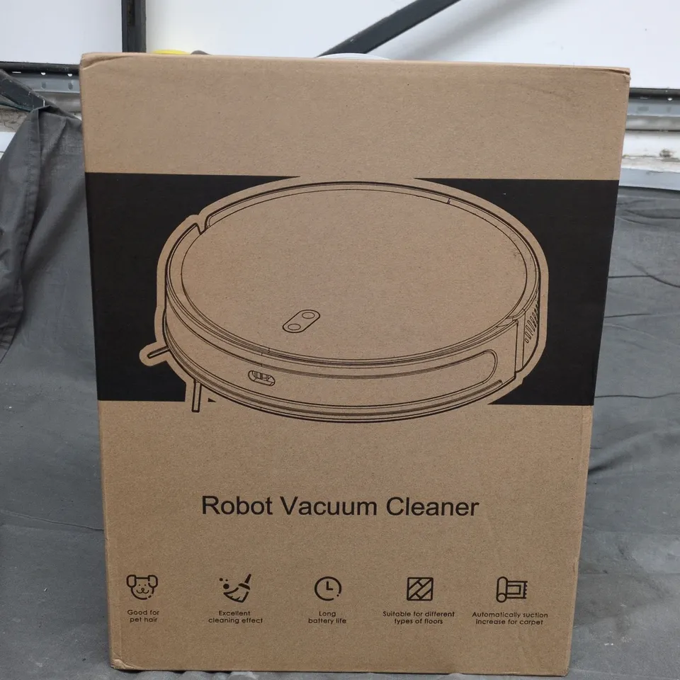 ROBOT VACUUM CLEANER – ROUND, BOXED 