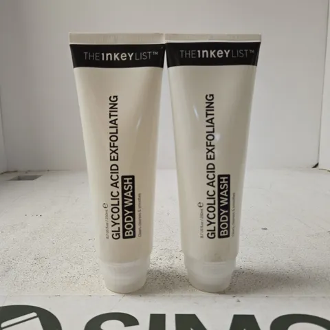 THE INKEY LIST GLYCOLIC ACID EXFOLIATING BODY WASH – TWIN PACK