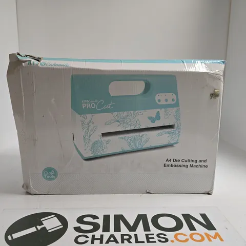 PROCUT A4 DIE CUTTING & EMBOSSING MACHINE – TURQUOISE (BOXED)