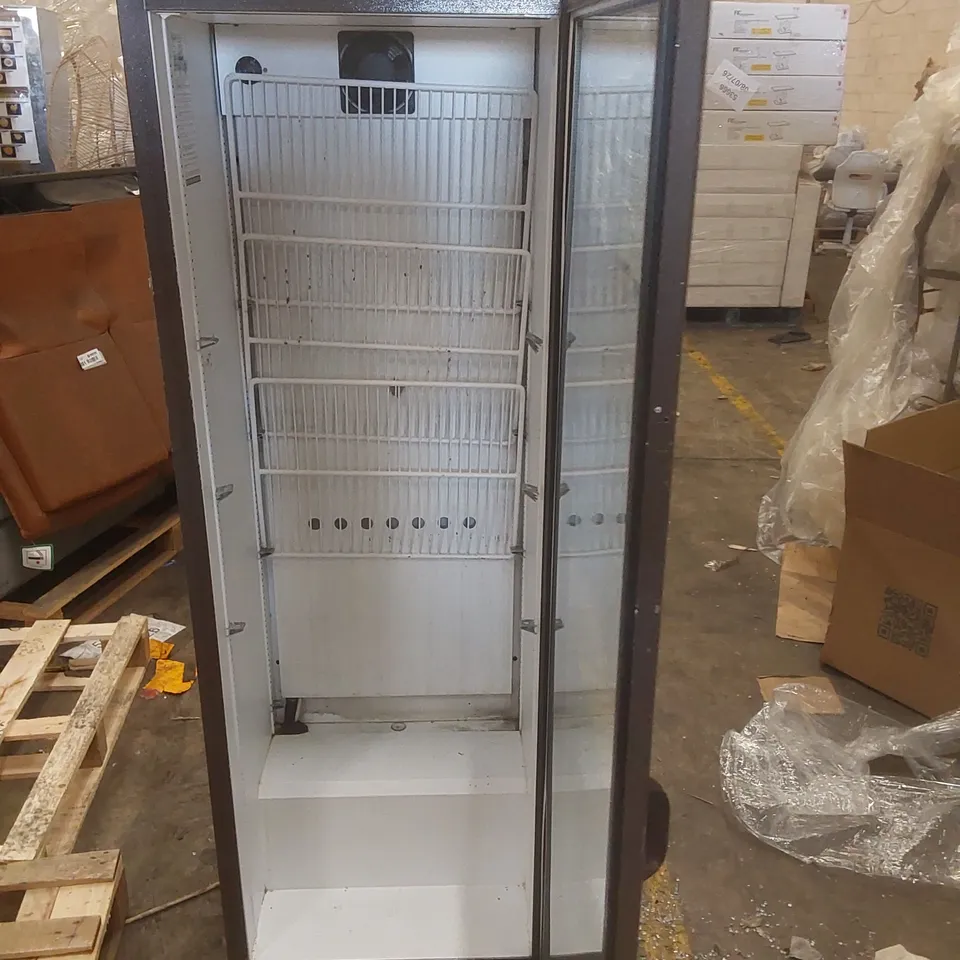 CORNELIUS ZENITH 600T COMMERCIAL SINGLE-DOOR, GLASS-FRONT BOTTLE COOLER AND DRINKS FRIDGE