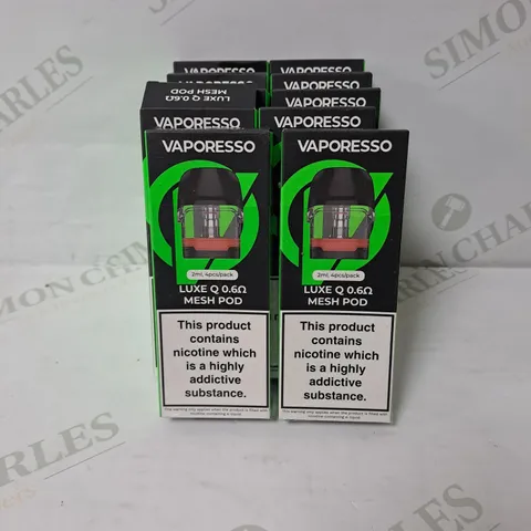 10 BOXED VAPORESSO LUXE Q 0.6 OHM MESH POD