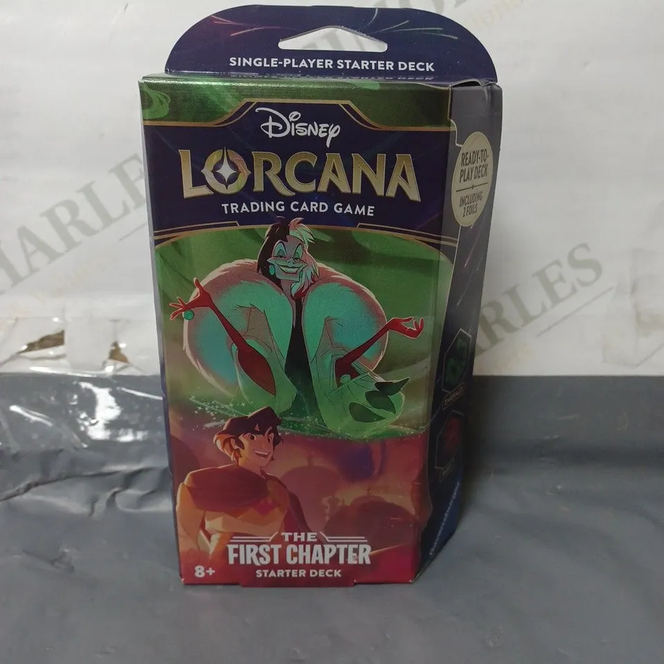 BOXED AND SEALED DISNEY LORCANA THE FIRST CHAPTER TRADING CARD GAME