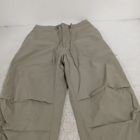 AN ACTION A DAY FLEECE-LINED PARATROOPER PANTS – KHAKI, SIZE M