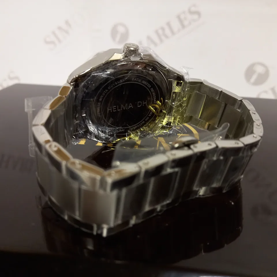 HELMA DH EMERALD GREEN BRACELET STRAP WRISTWATCH RRP £750