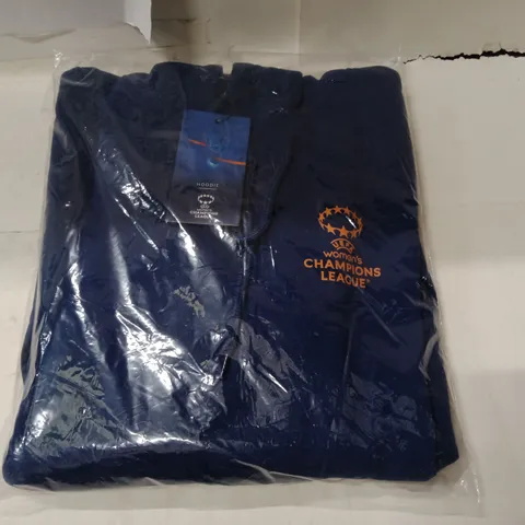 WOMENS UEFA CHAMPIONS LEAGUE HOODIE β NAVY, SIZE L