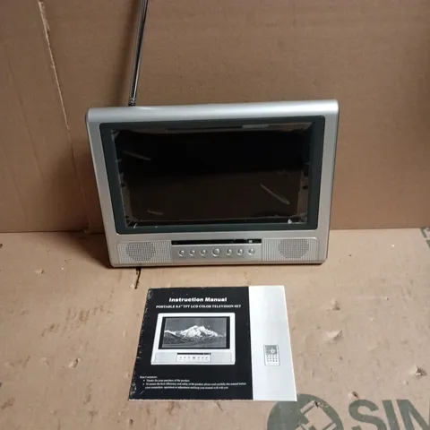 PORTABLE 8.4" TFT LCD COLOUR TELEVISION SET BOXED WITH ACCESSORIES