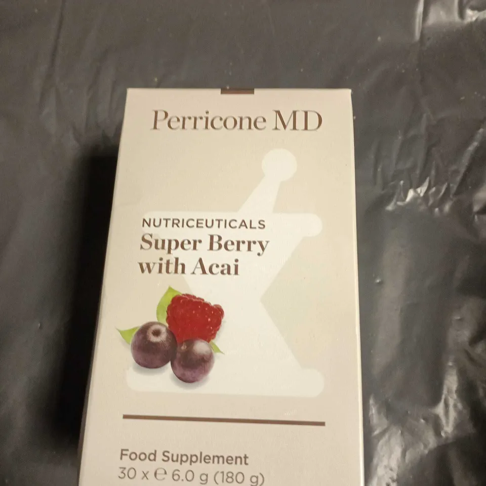 PERRICONE MD SUPER BERRY WITH ACAI NUTRACEUTICALS – FOOD SUPPLEMENT, BOXED - 180G