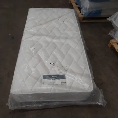 QUALITY BAGGED SILENTNIGHT MIRACOIL DOUBLE SIDED 90CM SINGLE MATTRESS