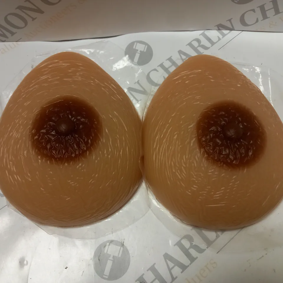 BOX OF 2 SILICONE BREAST INSERTS 