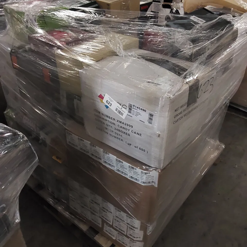 PALLET OF APPROXIMATELY 105 ELECTRONIC AND HOUSEHOLD ITEMS TO INCLUDE 