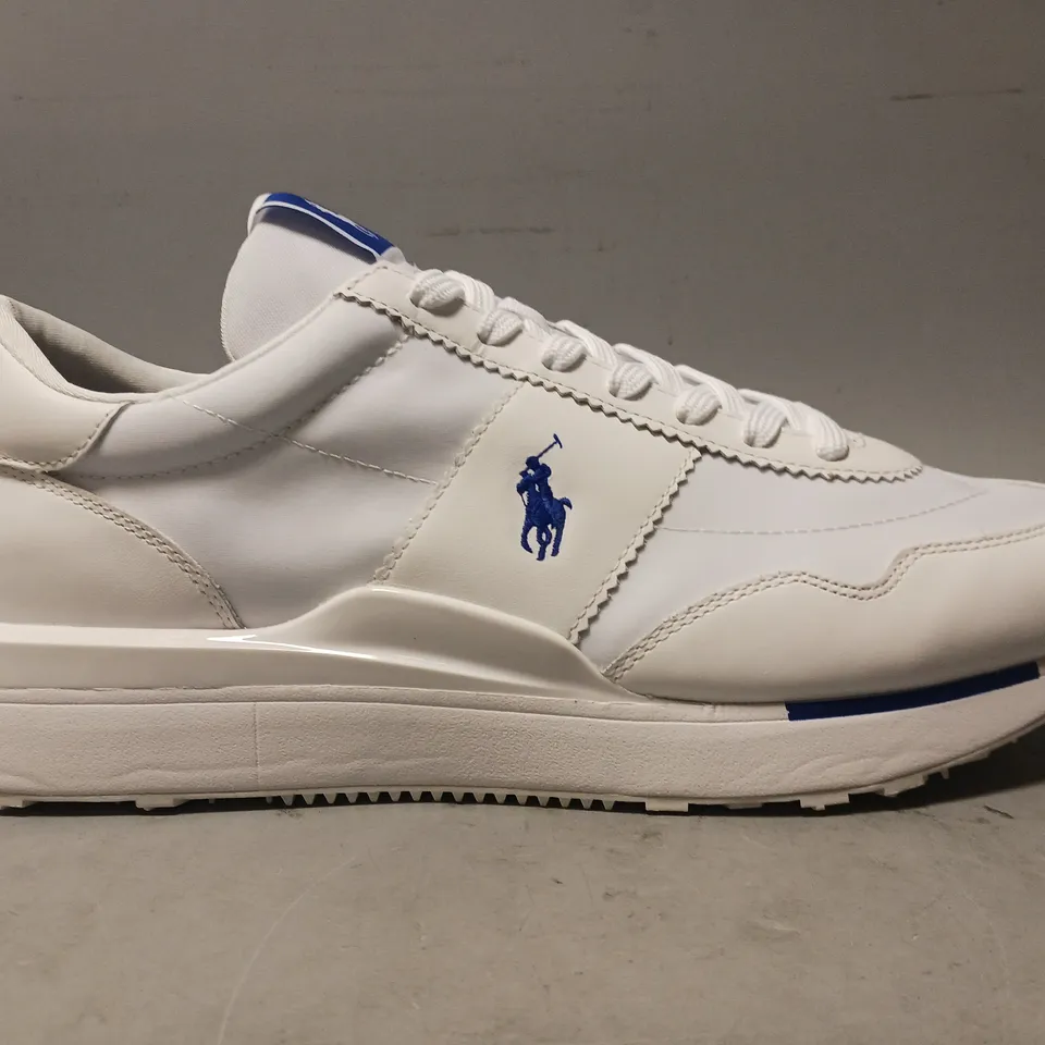 BOXED PAIR OF POLO RALPH LAUREN SHOES IN WHITE UK SIZE 11