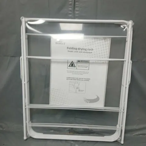 HOMEHUT FOLDING DRYING RACK IN WHITE