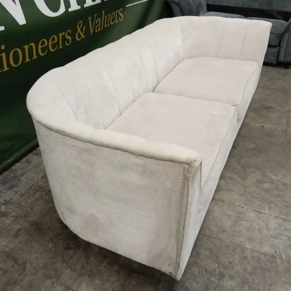 GUILD FABRIC 3 SEATER SOFA - IVORY RRP £699