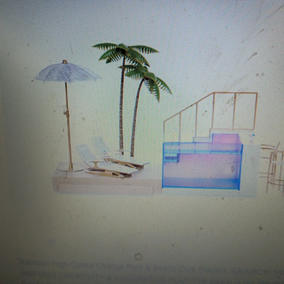 RAINBOW HIGH COLOUR CHANGE POOL & BEACH RRP £76.99
