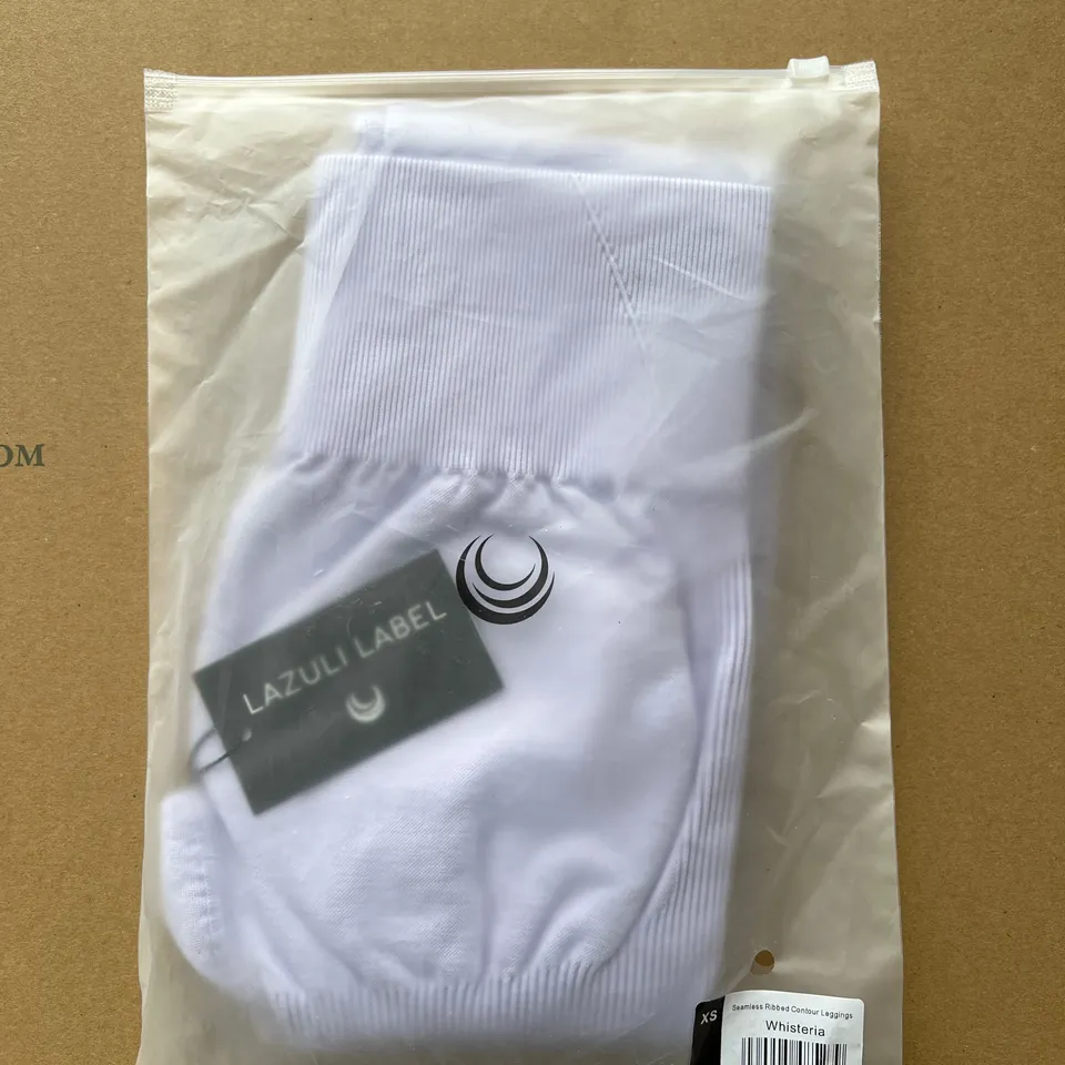 LAZULI LABEL SEAMLESS RIBBED CONTOUR LEGGINGS IN WHISTERIA SIZE XS