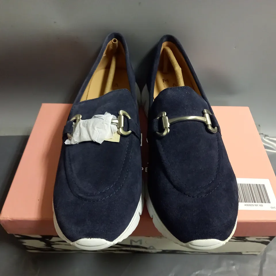 MODA IN PELLE FRENCH LOAFER IN BLUE - SIZE 41