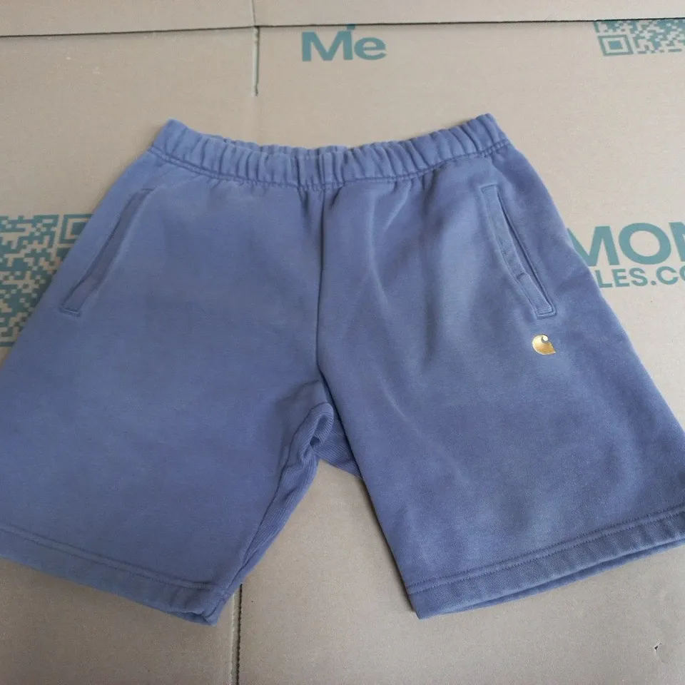 CARHARTT WIP SHORTS – PURPLE/BLUE, SIZE M