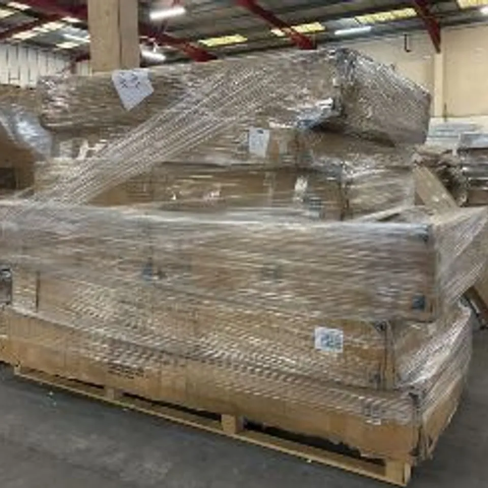 LARGE PALLET OF ASSORTED FURNITURE PARTS - MOSTLY TABLE PARTS 