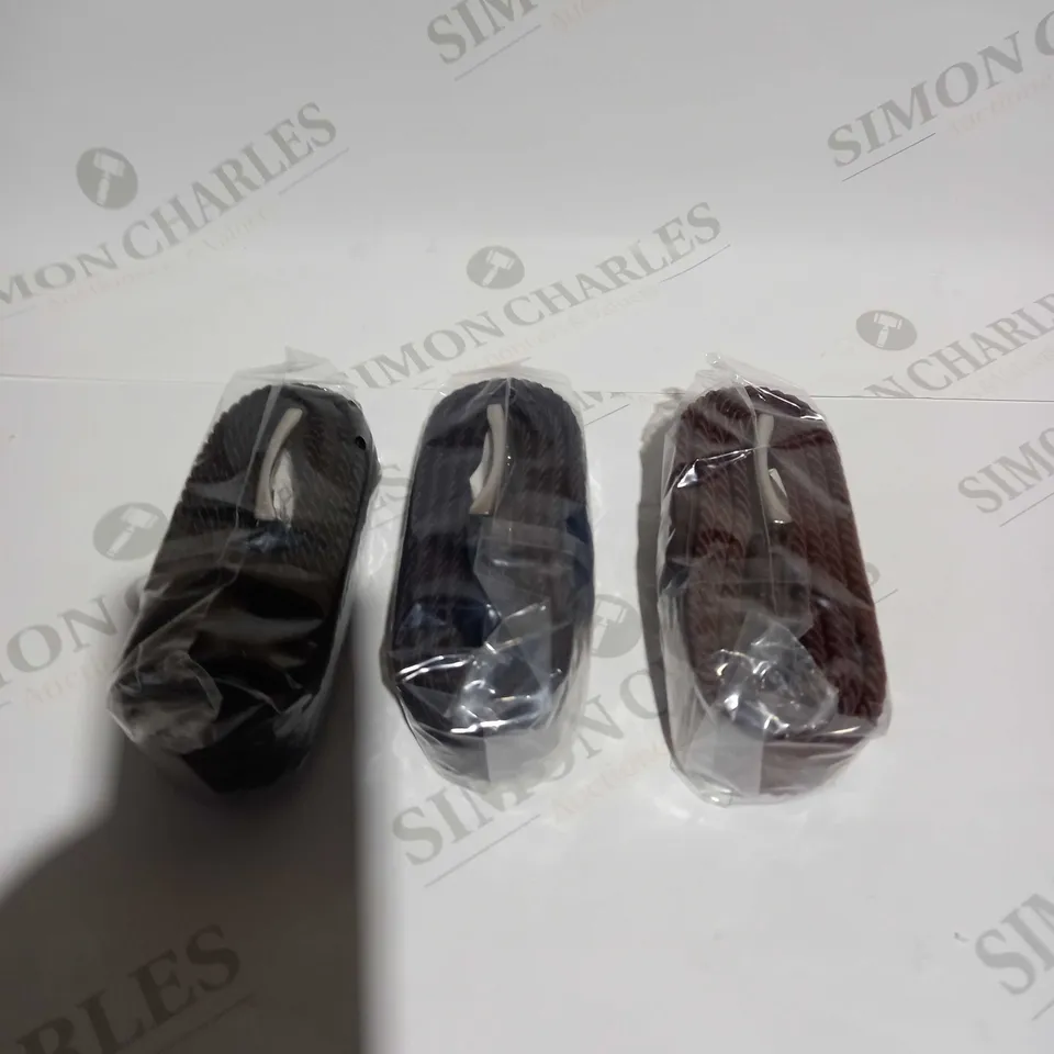 OUTLET BELL & HOWELL SET OF 3 FLEX BELTS