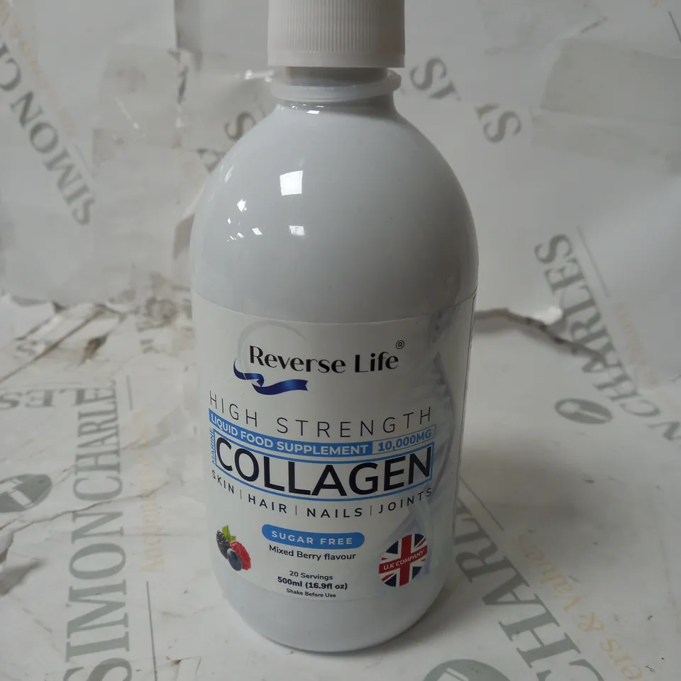 REVERSE LIFE NUTRA COLLAGEN 10000MG PURE PEPTIDE - 500ML