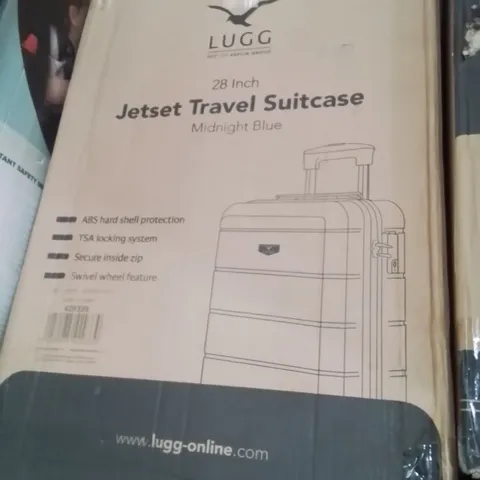 BOXED LUGG 28INCH JETSET TRAVEL SUITCASE MIDNIGHT BLUE 