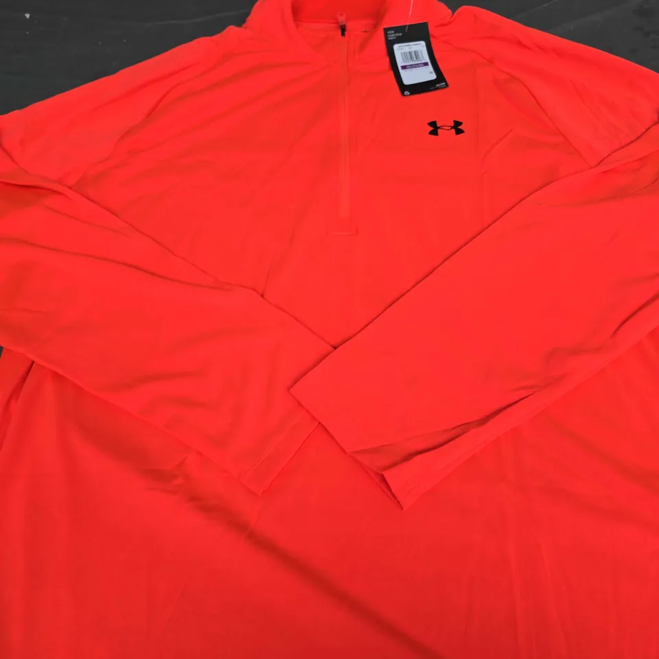 UNDER ARMOUR 1/4 ZIP SHIRT - SIZE XXL