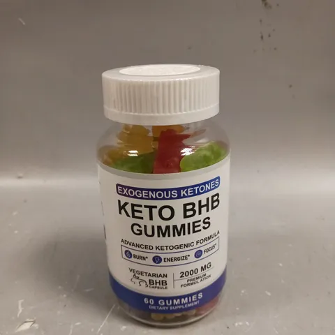 SEALED KETO BHB GUMMIES DIETARY SUPPLEMENTS