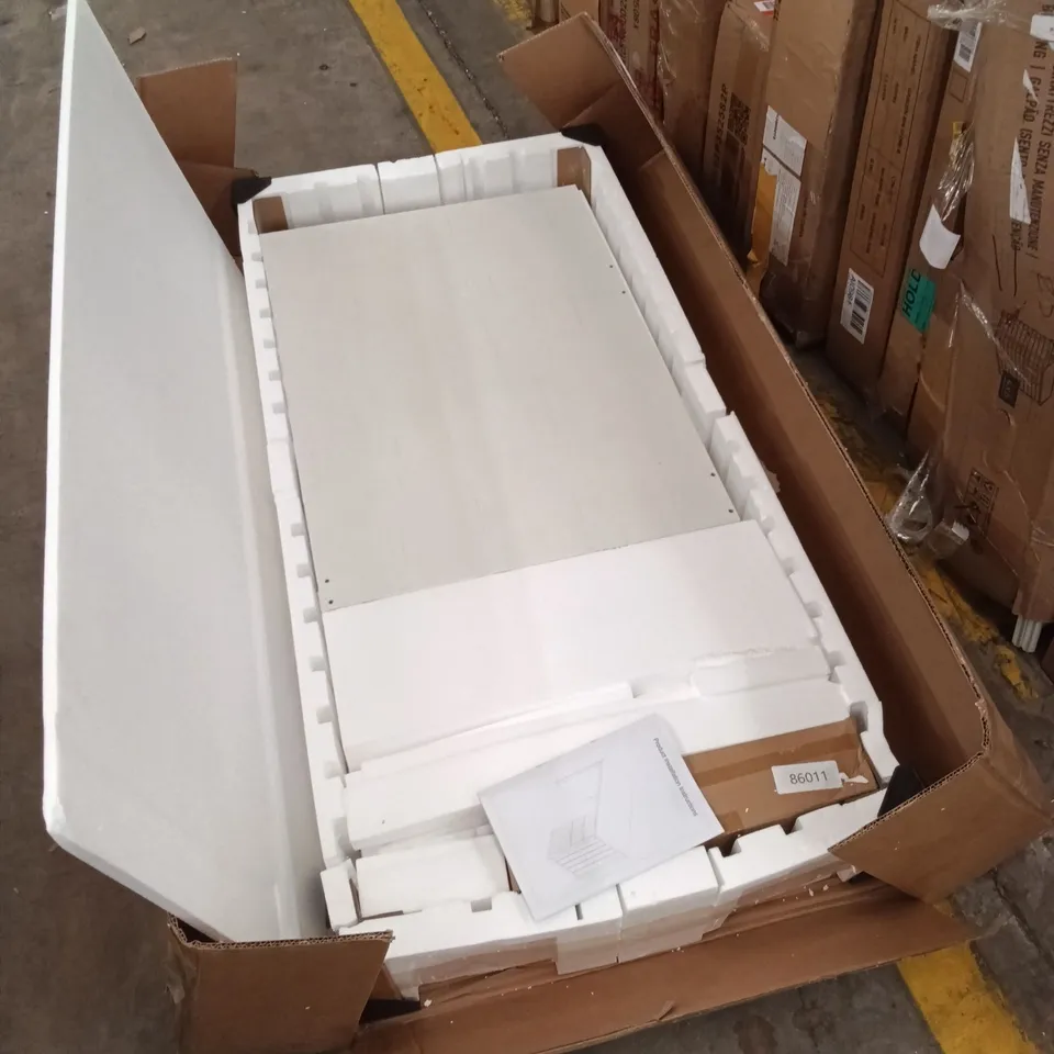 BOXED STORAGE DESK - WHITE (1 BOX)