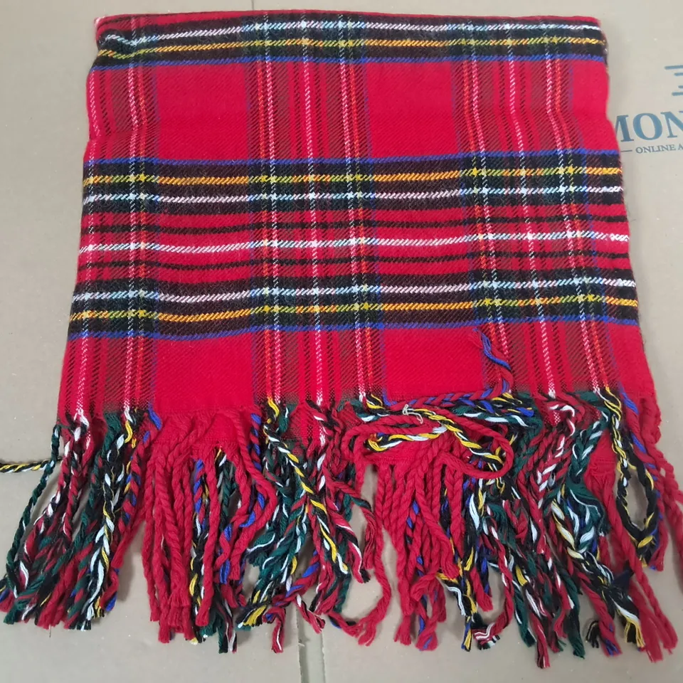 LOT OF 3 BRAND NEW DESTELLO ACRYLIC TARTAN SCARF 