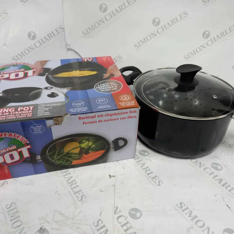 BOXED WORLDS GREATEST COOKING POT SET