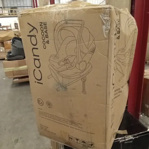 BOXED ICANDY CAR SEAT COCOON & BASE 