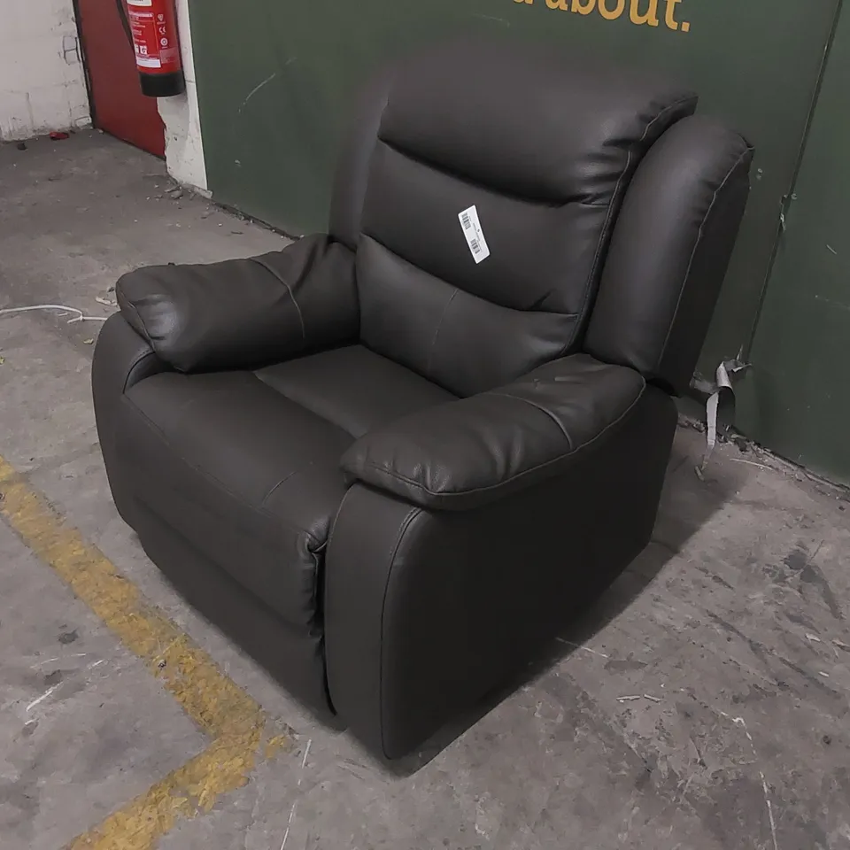 DESIGNER MANUAL RECLINING ARMCHAIR - RECLINING FEATURE IS BROKEN