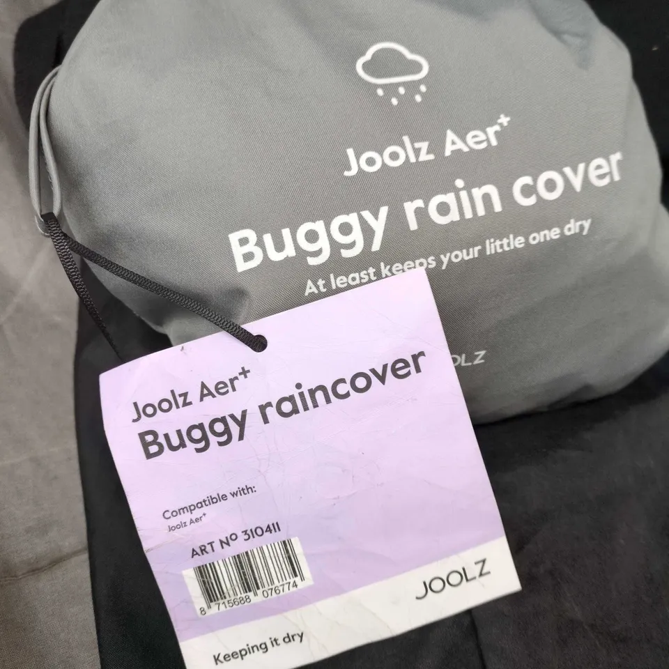 JOOLZ AER+ BUGGY RAIN COVER WITH CARRY BAG & INSTRUCTION MANUAL