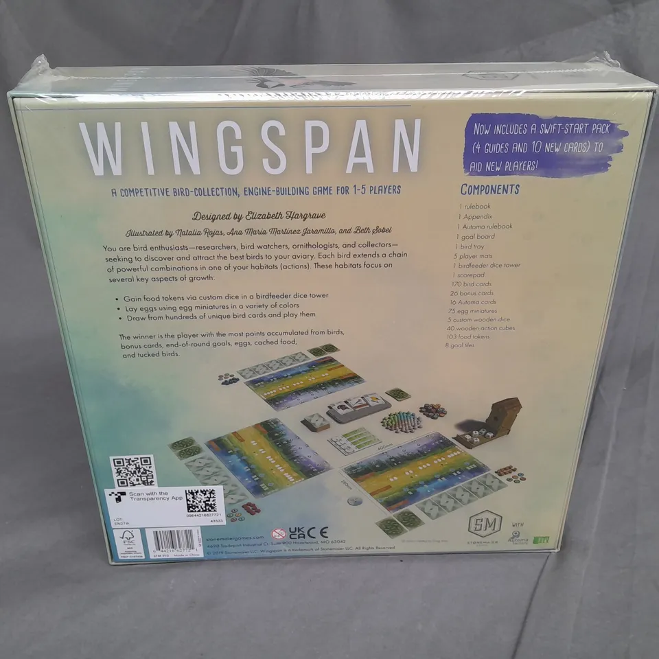 SEALED WINGSPAN BOARD GAME