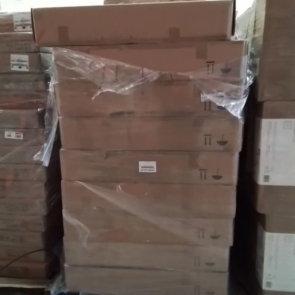 PALLET CONTAINING A LARGE QUANTITY OF BRAND NEW ZORRAS CONSOLE TABLES