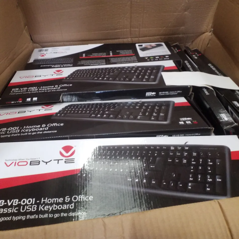 PALLET CONTAINING ASSORTED CABINETS & VIOBYTE KEYBOARDS