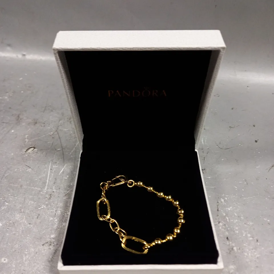 PANDORA ME METAL BEAD & LINK CHAIN BRACELET