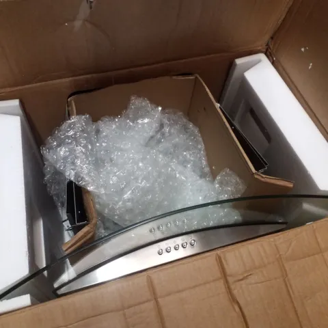 BOXED CANDY CGM64/1X 60CM CHIMNEY COOKER HOOD - STAINLESS STEEL / GLASS