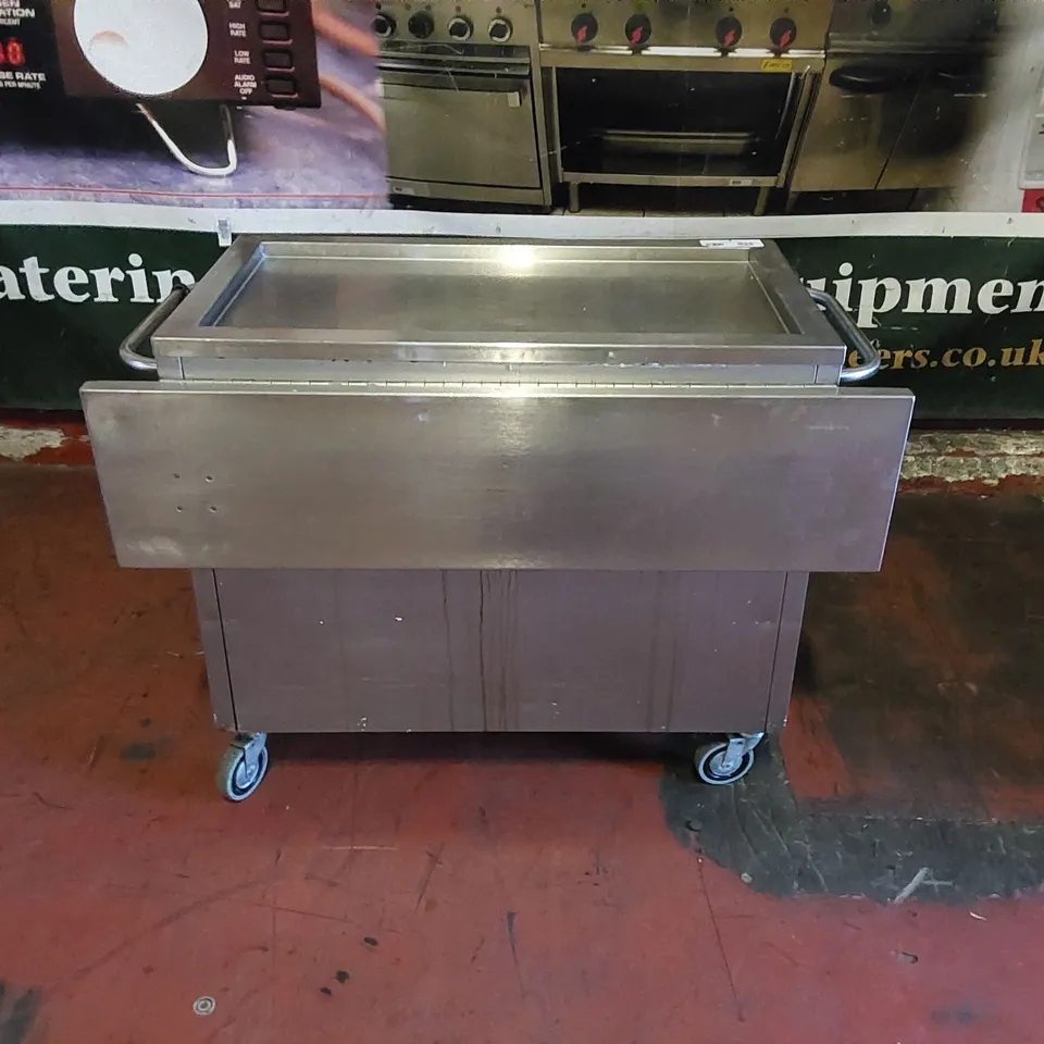 GRUNDY G-MAID HOT TROLLEY CUPBOARD MOBILE FOOD WARMER 