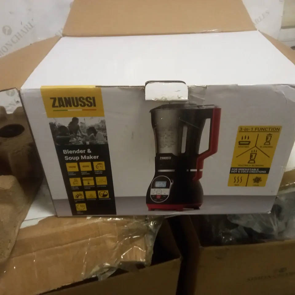 ZANUSSI SDA ZSB-810-RD BLENDER & SOUP MAKER, 900 W, RED