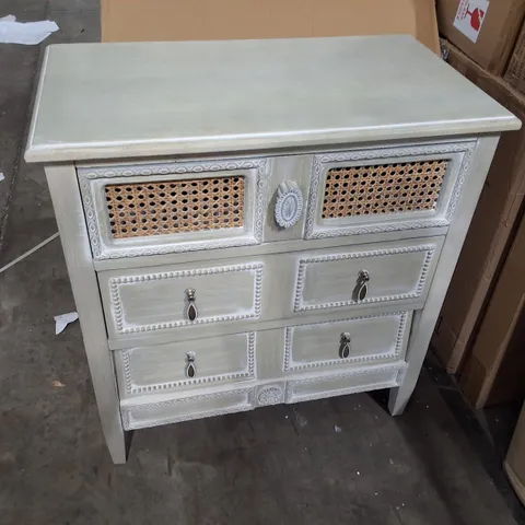 BOXED JAKAYLIN STEEL 4 -DOOR ACCENT CABINET