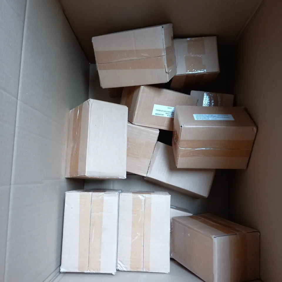 BOX OF APPROXIMATELY 10X2 HOMEBASE BLUE FISH SHOWER CURTAIN RINGS