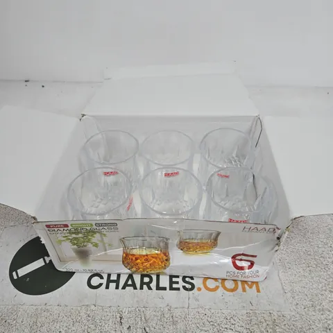HAADI DIAMOND GLASS 6-PIECE SET