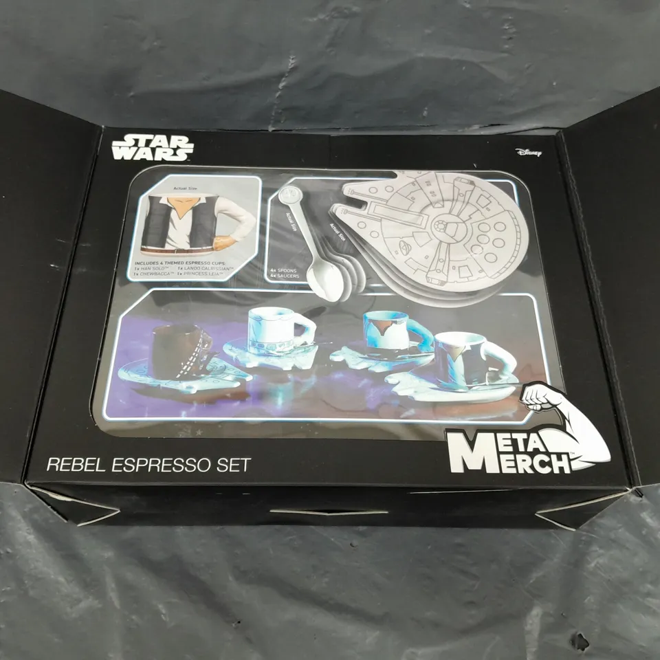 STAR WARS META MERCH REBEL ESPRESSO SET - COLLECTION ONLY 