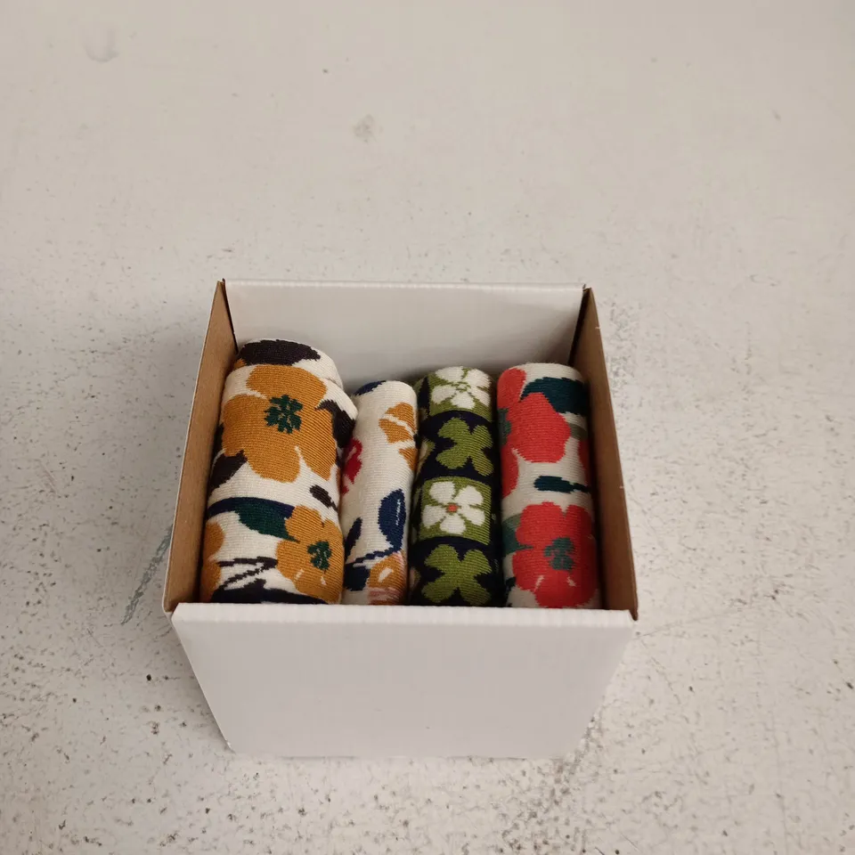 SEASALT CORNWALL WOMENS ARTY SOCKS 4 PACK UK 4 - 7