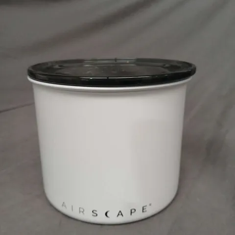 AIRSCAPE STAINLESS STEEL COFFEE CANISTER MATTE WHITE