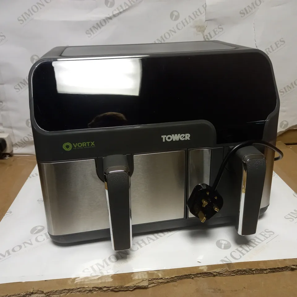 TOWER T17099 VORTX 5.2L & 3.3L ECO DUAL DRAWER AIR FRYER